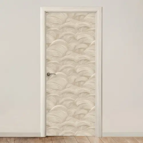 Bogen - Patroon - Beige deurposter klein 289 -3d_beige