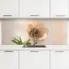 Bloem - Minimalistisch - Groen keuken achterwand 2 middel -3d