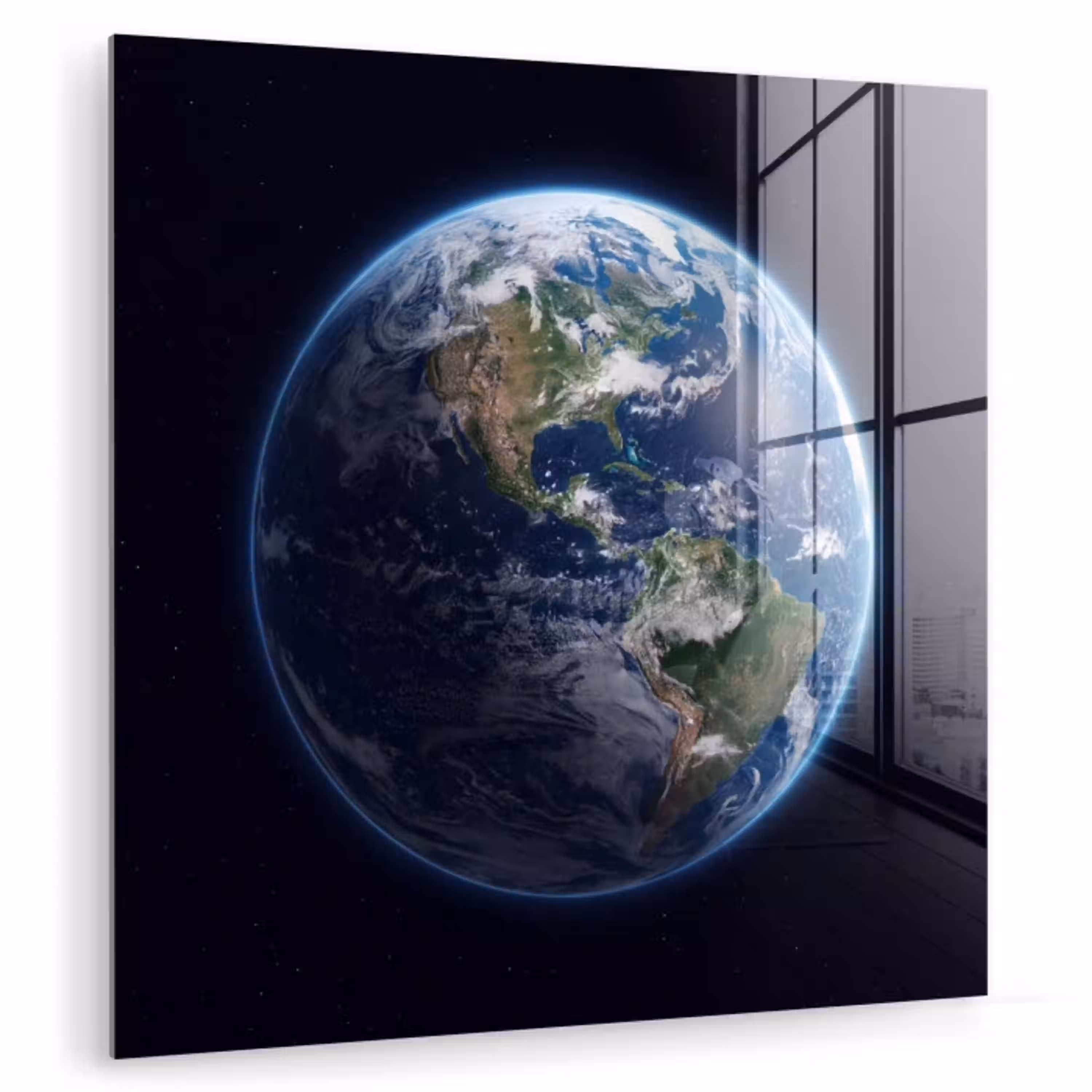 Aarde - Ruimte - Kosmos plexiglas 5mm klein -zzzproduct_nieuw