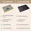 Vlinder - Sierlijk - Bloemen - Bladeren Dienblad Rechthoek middel -USP_VergelijkingNL