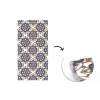 Floraal - Ornament - Blauw fotobehang vinyl groot 64 -3d