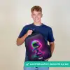 Space karate neon Rugzak - Zwart middel -sfeer7_NL