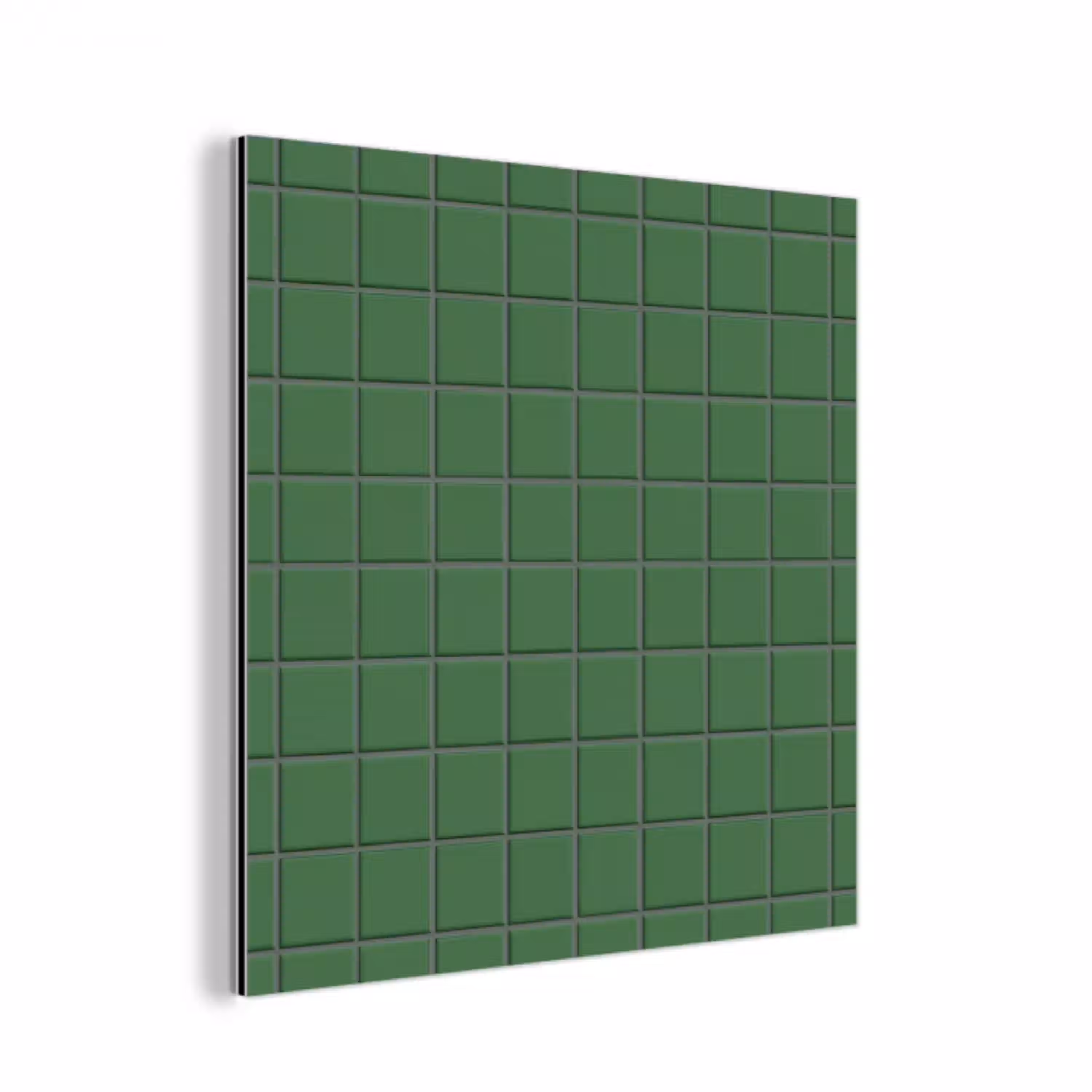 Patroon - Tegels - Groen aluminium wit klein 46 -3d