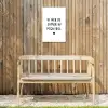 Quotes - Spreuken - André Hazes - Ik heb de zomer in mijn bol Tuinposter op houten frame 2 cm dik klein -sfeer4