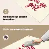 you go girl - Rood - Wit Inductie beschemer met haakjes klein -ky-schoon-nl