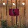 Hengst - Steigert - Rood tuinposter los doek klein -sfeer1