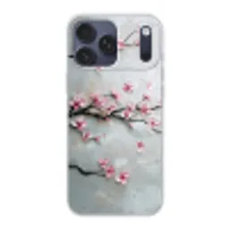 Bloesem - Kunstzinnig - Roze - Sakura Telefoonhoesje iPhone 17 Pro Max klein -3d