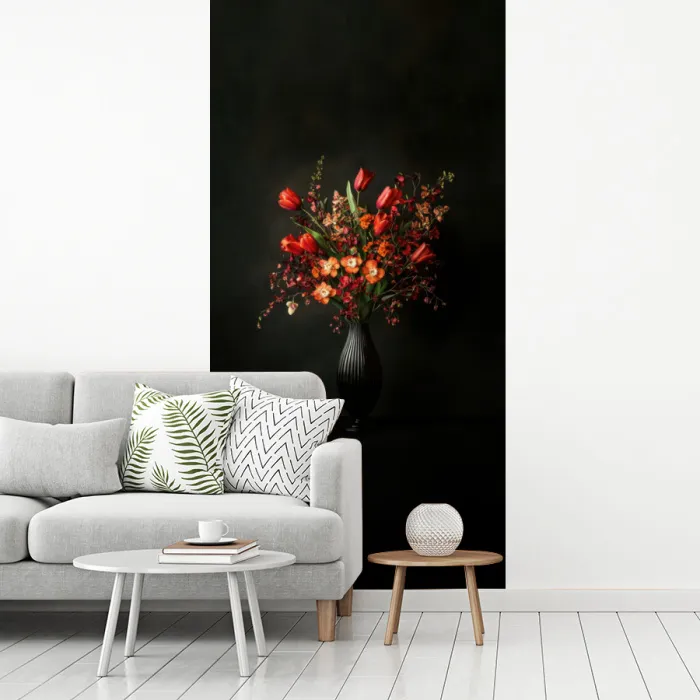 Bloemen - Takken - Boeket fotobehang vinyl groot -woonkamer