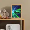 Snelheid - Licht - Sportwagen - Groen Light Box met kabel klein -sfeer2_kind