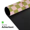 Patroon - Geblokt - Olijfgroen - Amore Muismat XXL klein -sfeer2
