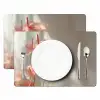 Bloemen - Stelen - Roze - Schaduw Placemat vinyl groot -zzsfeer2_Kitchenyeah-website