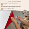 Geschilderd - Abstract - Uil - Bruin keuken achterwand spatscherm klein -spatscherm_NL