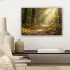 Zonlicht - Bospad - Bomen canvas 2cm klein -sfeer6