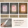 Spiraal - Pastel - Roze Light Box met kabel (Kinderlampje) klein -USP_lichtkleurNL