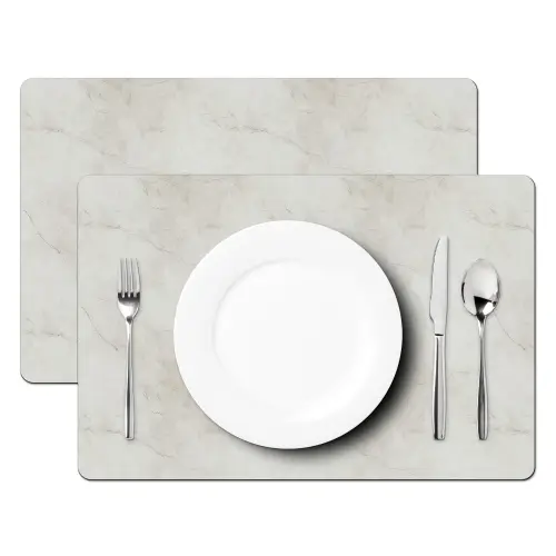 Grijs - Marmer - Aders Placemat vinyl groot 368 -zzsfeer2_Kitchenyeah-website