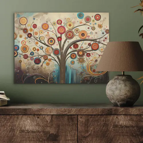Boom - Tree of life - Kleur PET vilt klein -sfeer2