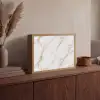 Wit - Goud - Marmer - Aders Light Box met batterij (Wandlamp) middel 907 -sfeer2