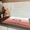 Spreuken - Quotes Best mom ever - Moederdag - Mama - Cadeau moederdag Inductie beschermer vinyl 3mm klein -sfeer3
