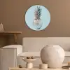 Blauw - Ananas - Disco - Discobal Akoestische PET Vilt - Rond klein -sfeer1