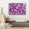 Paars - Uien - Close up canvas 2cm klein -sfeer6