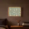 Botanisch - Vogels - Groen Light Box met batterij (Wandlamp) middel 907 -sfeer4