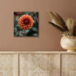 Dahlia - Bloem - Natuur - Sfeervol aluminium wit klein -sfeer4