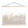 Marmerlook - Grijs - Goud - Chic - Marmer textielposter latten blank klein -3d