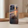 Schildpad - strand - Zonsondergang Telefoonhoesje iPhone 17 Pro klein -sfeer2