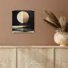 Maan - Cirkel - Goud plexiglas 5mm klein -sfeer5