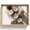 Kokosnoten - Bruin - Shaduw Dienblad Rechthoek middel -z3d_shopping