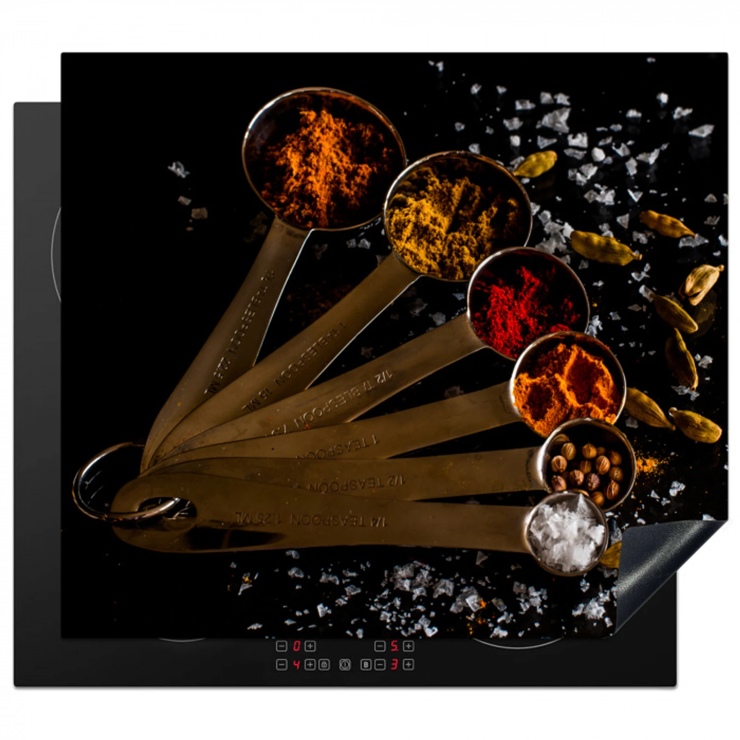 Maatlepel Melange Inductie beschermer vinyl 3mm middel -3d