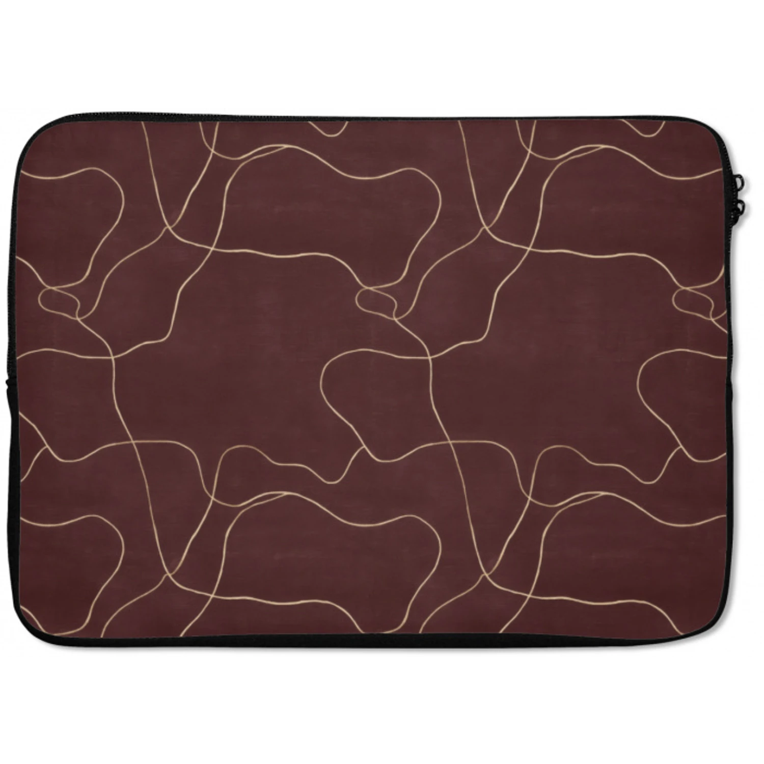 Abstract - Modern - Bruin laptophoes neopreen klein 279 -zkaufland3dotto