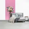 Bloemen - Quote - Kaartje - Kleurrijk fotobehang vinyl groot -slaapkamer