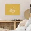 Citroenen - Illustratie - Minimalistisch - Geel PET vilt klein -sfeer3
