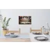 Kerstdecoratie - Geschenken - Hout - Veelkleurig Muursticker klein -eettafel