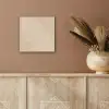 Parallelle lijnen - Lichte textuur - Beige aluminium wit klein -sfeer4