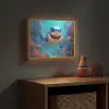 Haai - Onderwaterwereld - Oceaan Light Box met batterij (Wandlamp kind) middel -sfeer5_kind