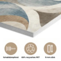 Abstract - Golven - Kleurrijk PET vilt klein 837 -closeup_DE