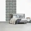 Tegel - Patroon - Blauw - Beige fotobehang vinyl groot 64 -slaapkamer