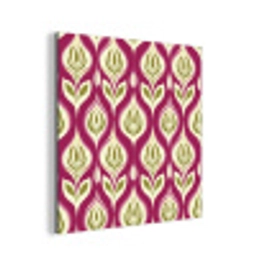 Retro - Floraal - Paars aluminium wit klein 46 -3d