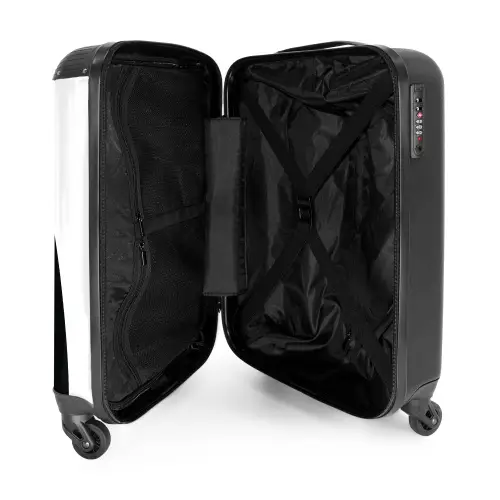 Pim pinguïn NBS - Handbagage koffer - Kinderen Unisex middel -binnenkant