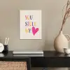Hart - Valentijn - Tekst poster papier klein -sfeer1
