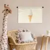 Softijs - Hoorntje - Wit Wandkleed katoen klein -wsfeer5_kind