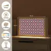 Patroon - Paars - Bloem Light Box met kabel (Wandlamp) klein -USP_websiteoverzichtNL
