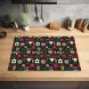 Patroon - Kerst - Symbolen Inductie beschermer vinyl 3mm klein 276 -sfeer5