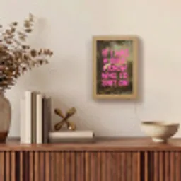 Klassiek - Humor - Roze Light Box met kabel (Tafellamp) klein -sfeer2