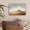 Heuvels - Abstract - Christendom  - Kruis canvas 2cm klein -sfeer1