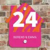 Fel - Zebra - Klassiek Naambord Huisje klein -sfeer6