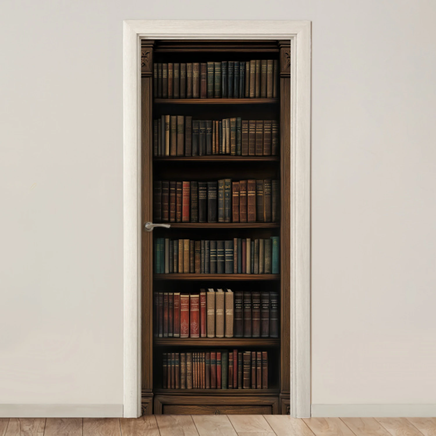 Boekenkast - Vintage - Bruin deurposter klein -3d_beige