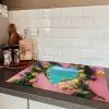 Hart - Zee - Muur Inductie beschermer vinyl 3mm klein -sfeer3